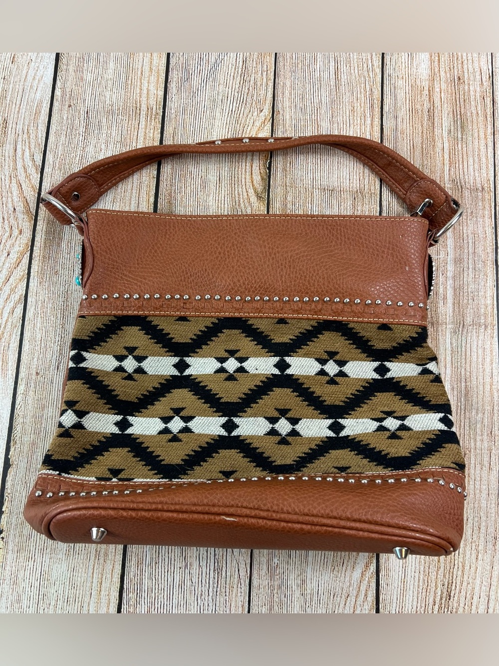 Montana West Western Aztec Print Shoulder Bag